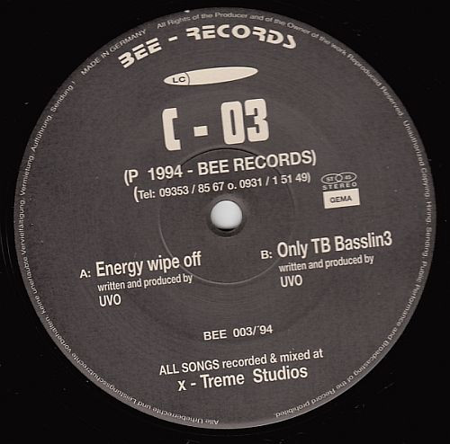 C-03 - Energy Wipe Off | BEE Records (BEE 003/'94) - main C-03 - Energy Wipe Off | BEE Records (BEE 003/'94) - main