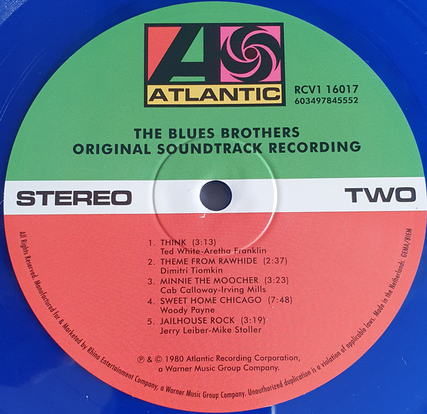 The Blues Brothers - The Blues Brothers (Original Soundtrack Recording) | Atlantic (603497845552) - 4