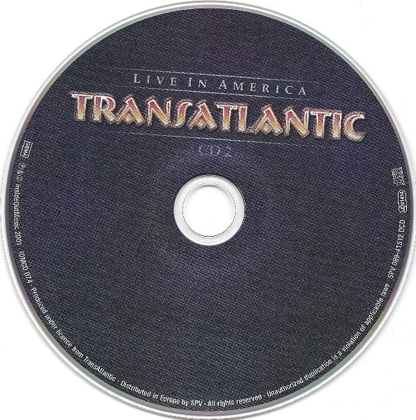 Transatlantic - Live In America | Inside Out Music (IOMCD 074) - 4 Transatlantic - Live In America | Inside Out Music (IOMCD 074) - 4