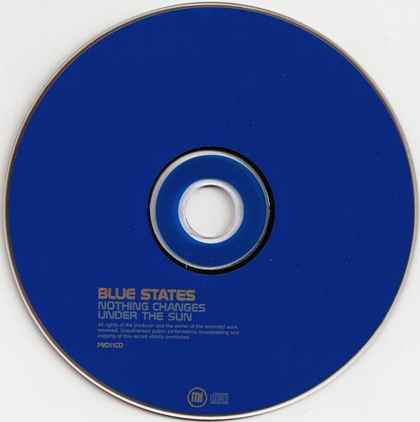Blue States - Nothing Changes Under The Sun | Memphis Industries (MI011CD) - 3 Blue States - Nothing Changes Under The Sun | Memphis Industries (MI011CD) - 3