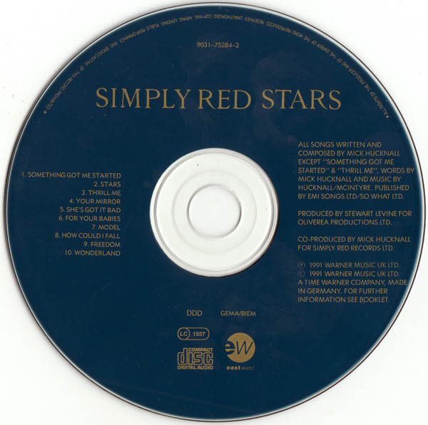 Simply Red - Stars | EastWest (9031-75284-2) - 3 Simply Red - Stars | EastWest (9031-75284-2) - 3