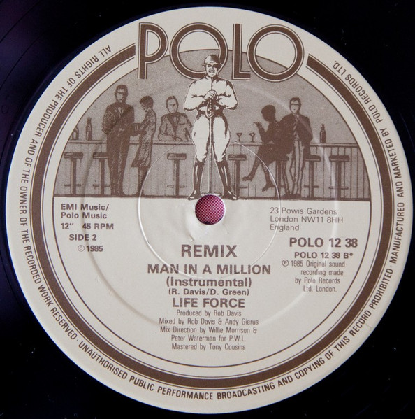 Life Force - Man In A Million (Remix) | POLO (POLO 12 38) - 4