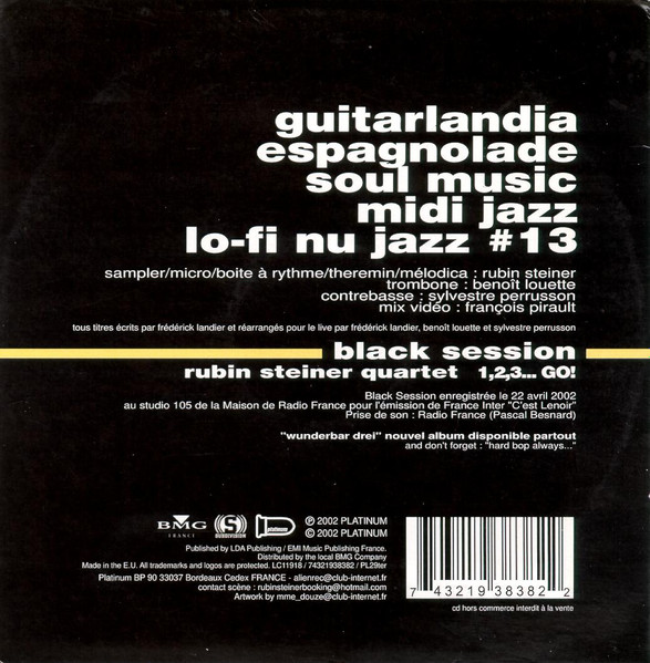Rubin Steiner Quartet - Black Session | Platinum (PL29ter) - 2 Rubin Steiner Quartet - Black Session | Platinum (PL29ter) - 2