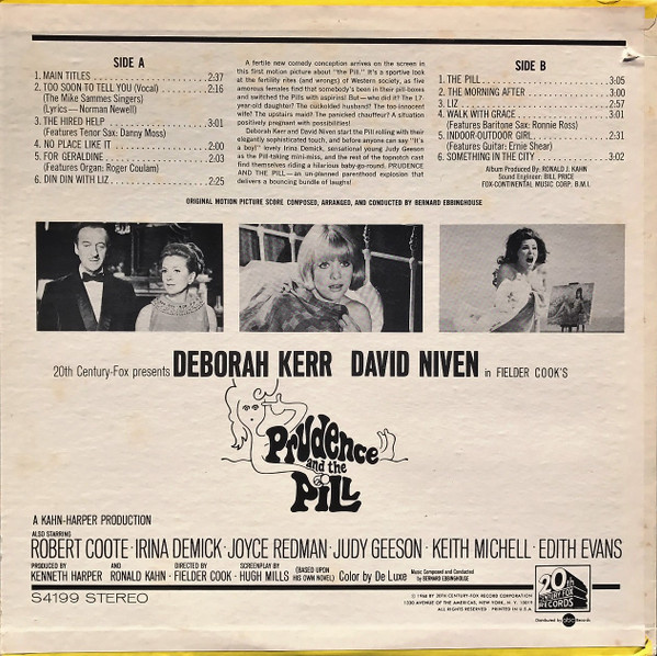 Bernard Ebbinghouse - Prudence And The Pill | 20th Century Fox Records (S 4199) - 2 Bernard Ebbinghouse - Prudence And The Pill | 20th Century Fox Records (S 4199) - 2