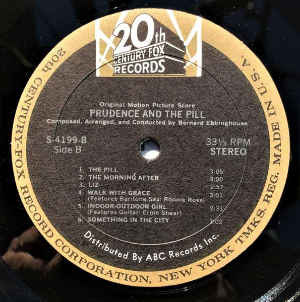 Bernard Ebbinghouse - Prudence And The Pill | 20th Century Fox Records (S 4199) - 4 Bernard Ebbinghouse - Prudence And The Pill | 20th Century Fox Records (S 4199) - 4