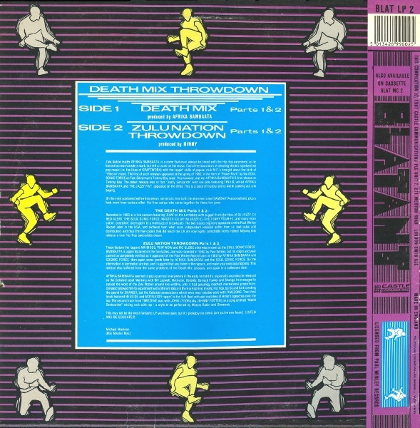 Afrika Bambaataa - Death Mix Throwdown | Blatant (BLATLP 2) - 2