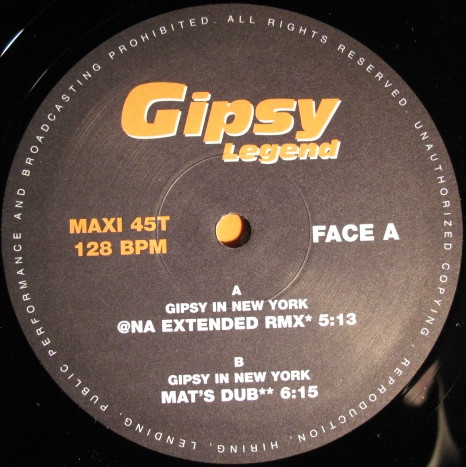 Gipsy Legend - Gipsy In New York | Universal Licensing Music (ULM) (982 681-3) - 3