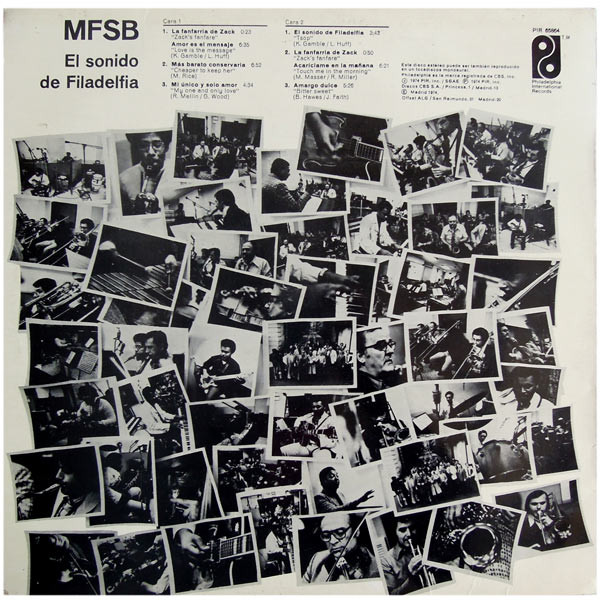 MFSB - El Sonido De Filadelfia | Philadelphia International Records (PIR 65864) - 2