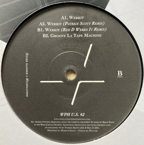 Brian Kage - Cassette Cuts E.P. | We Play House Recordings (WPH U.S. #2) - 3 Brian Kage - Cassette Cuts E.P. | We Play House Recordings (WPH U.S. #2) - 3
