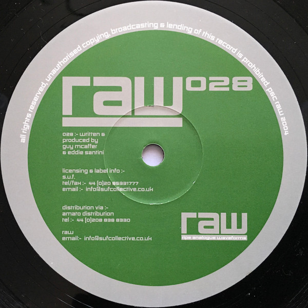 Guy McAffer & Eddie Santini - RAW 028 | Ripe Analogue Waveforms (RAW) (RAW 028)