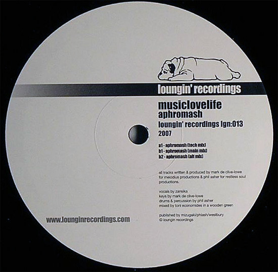 MusicLoveLife - Aphromash | Loungin' Recordings (LGN 013) - main MusicLoveLife - Aphromash | Loungin' Recordings (LGN 013) - main