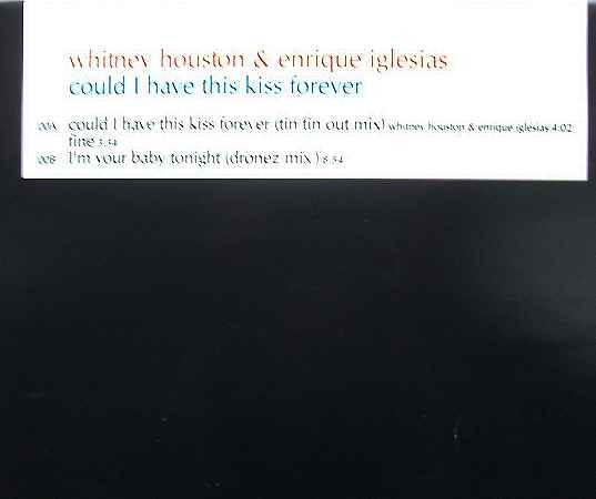 Whitney Houston & Enrique Iglesias - Could I Have This Kiss Forever | Arista (74321 79599 1) - main