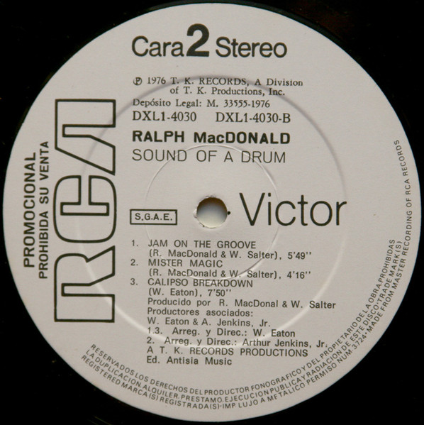Ralph MacDonald - Sound Of A Drum | RCA Victor (DXL1-4030) - 4 Ralph MacDonald - Sound Of A Drum | RCA Victor (DXL1-4030) - 4