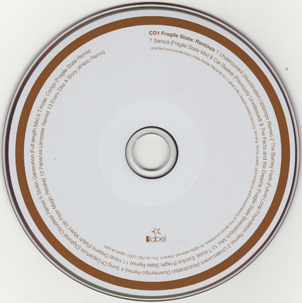 Fragile State - Remixes/Classics | I Label (ILABELCD07)