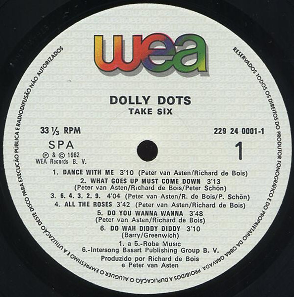 Dolly Dots - Take Six | WEA (229 24 0001-1) - 3