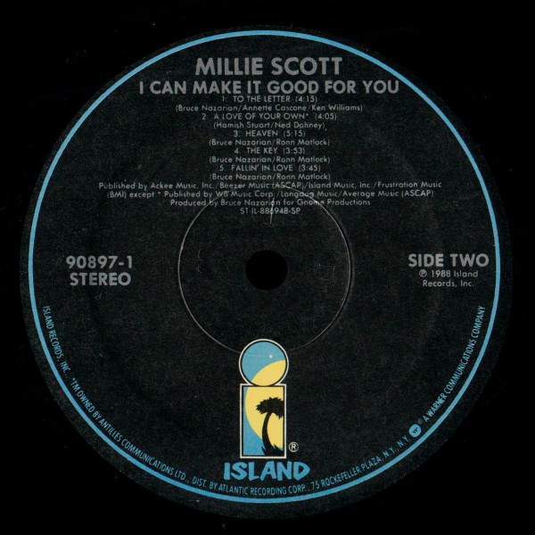 Millie Scott - I Can Make It Good For You | Island Records (90897-1) - 4