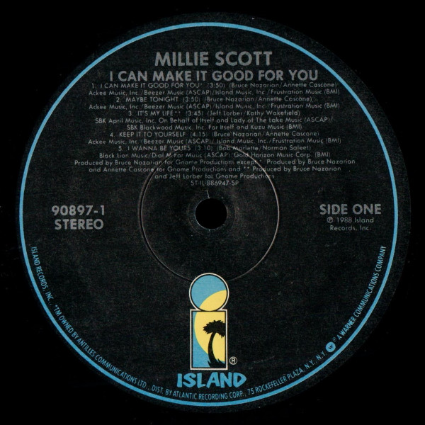 Millie Scott - I Can Make It Good For You | Island Records (90897-1) - 3