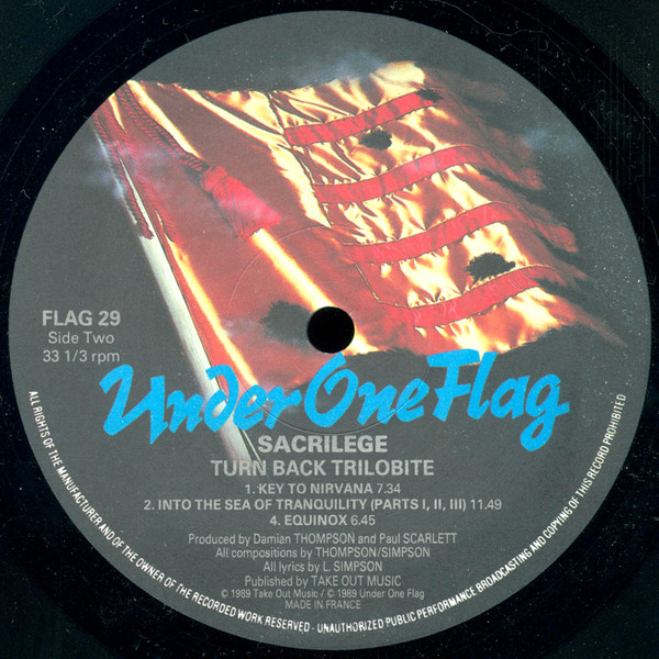 Sacrilege - Turn Back Trilobite | Under One Flag (FLAG 29) - 4