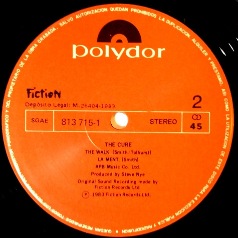 The Cure - The Upstairs Room / The Dream / The Walk / La Ment | Polydor (813 715-1) - 4