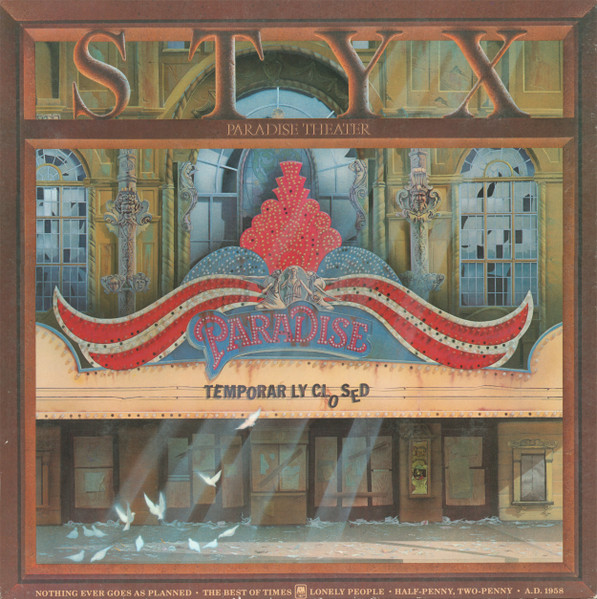 Styx - Paradise Theatre | A&M Records (SP-3719) - 3