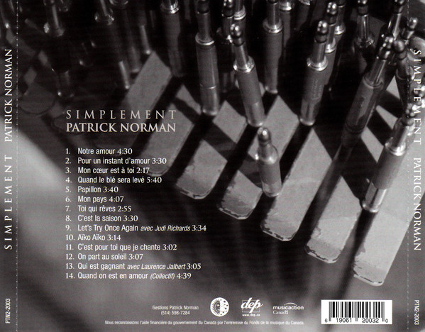 Patrick Norman - Simplement | Not On Label (Patrick Norman Self-released) (PTN2-2003) - 2 Patrick Norman - Simplement | Not On Label (Patrick Norman Self-released) (PTN2-2003) - 2