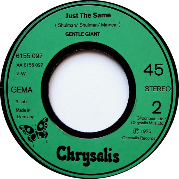 Gentle Giant - I'm Turning Around | Chrysalis (6155 097) - 4