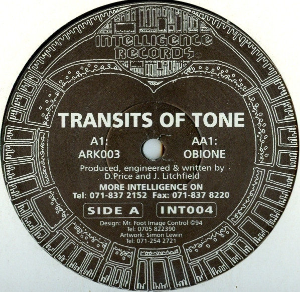 Transits Of Tone - Ark 003 / Obione | Intelligence Records (INT004) - main