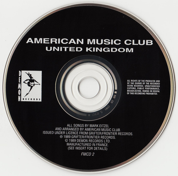 American Music Club - United Kingdom | Demon Records (FMCD 2) - 3