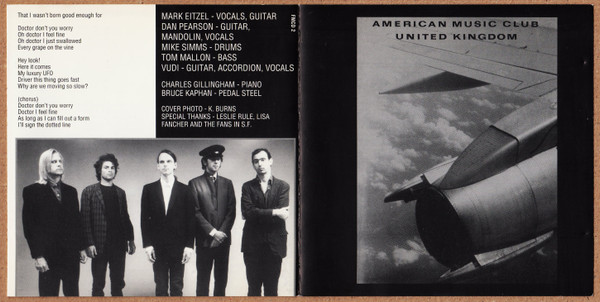 American Music Club - United Kingdom | Demon Records (FMCD 2) - 4
