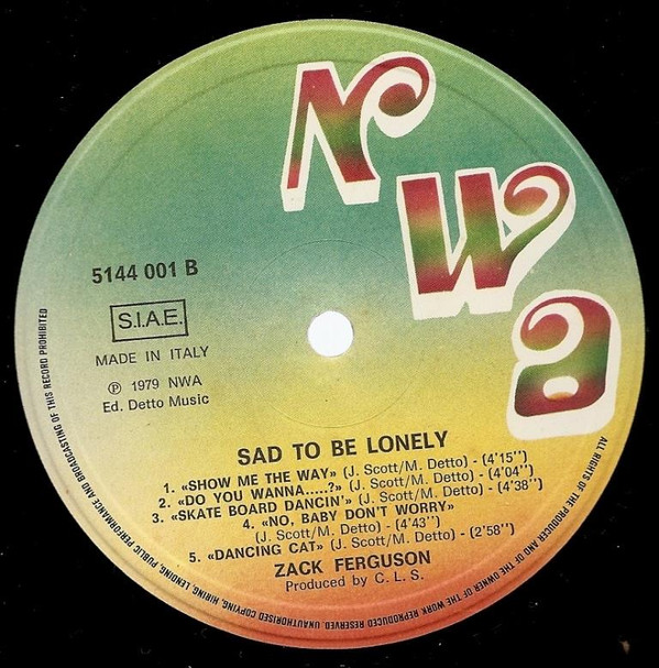 Zack Ferguson - Sad To Be Lonely | NWA (5144 001) - main Zack Ferguson - Sad To Be Lonely | NWA (5144 001) - main