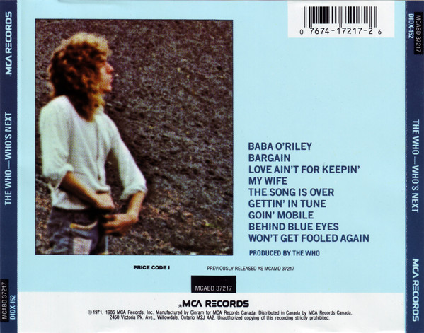The Who - Who's Next | MCA Records (MCABD-37217) - 2 The Who - Who's Next | MCA Records (MCABD-37217) - 2