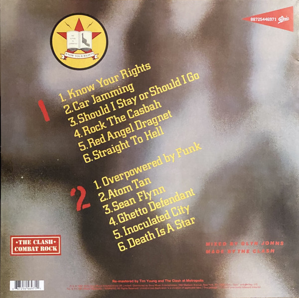 The Clash - Combat Rock (2013 Reissue) [Vinyl] | Epic (88725446971) - 2