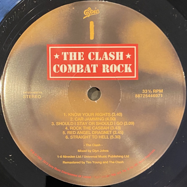 The Clash - Combat Rock (2013 Reissue) [Vinyl] | Epic (88725446971) - 3