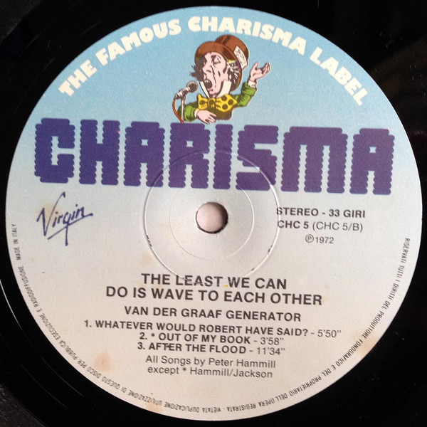 Van Der Graaf Generator - The Least We Can Do Is Wave To Each Other | Charisma (CHC 5) - 4 Van Der Graaf Generator - The Least We Can Do Is Wave To Each Other | Charisma (CHC 5) - 4
