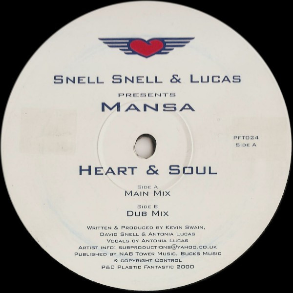 Swain, Snell & Lucas Presents Mansa - Heart & Soul | Plastic Fantastic (PFT024)