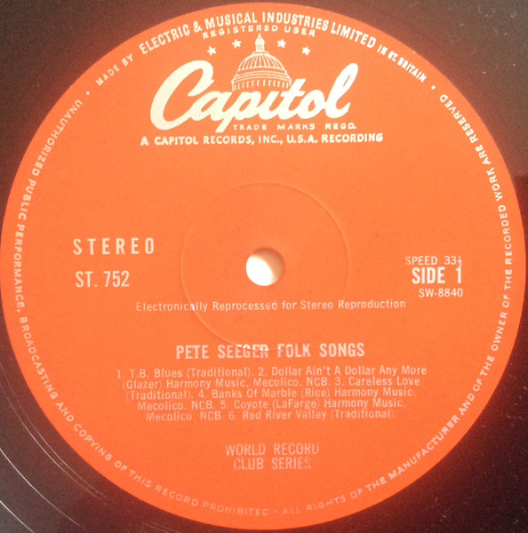 Pete Seeger - Freight Train | Capitol Records (ST 752) - 3 Pete Seeger - Freight Train | Capitol Records (ST 752) - 3