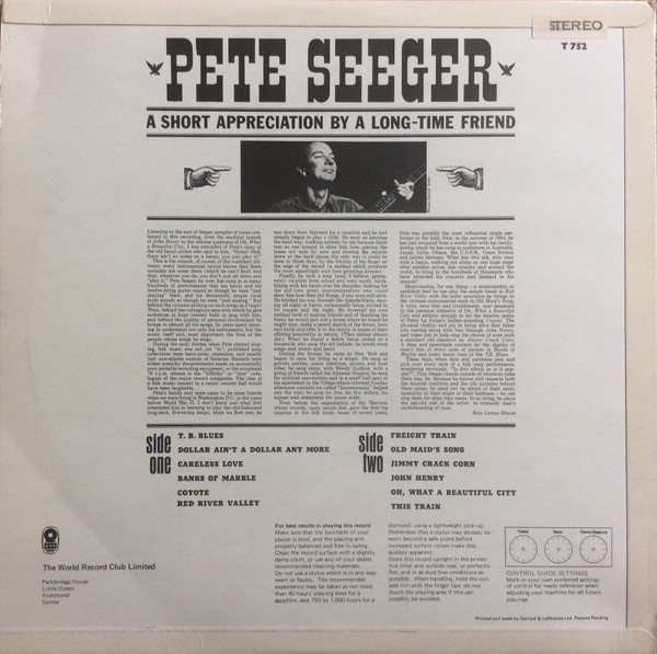 Pete Seeger - Freight Train | Capitol Records (ST 752) - 2 Pete Seeger - Freight Train | Capitol Records (ST 752) - 2