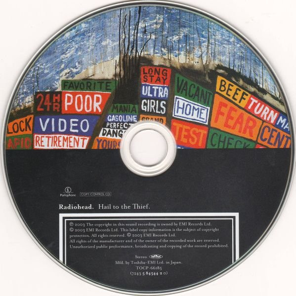 Radiohead - Hail To The Thief | Parlophone (TOCP-66185) - 4 Radiohead - Hail To The Thief | Parlophone (TOCP-66185) - 4