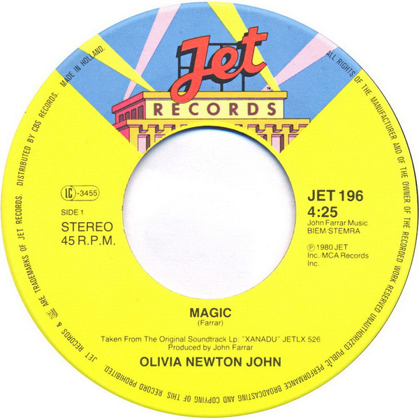 Olivia Newton-John - Magic | Jet Records (JET 196) - 3