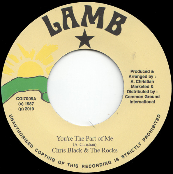 Chris Black & The Rocks - You're The Part Of Me | Lamb (CGI7005) - main