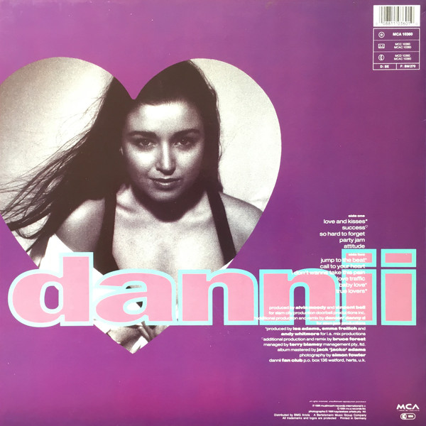Dannii Minogue - Love And Kisses | MCA Records (MCA 10360) - 2