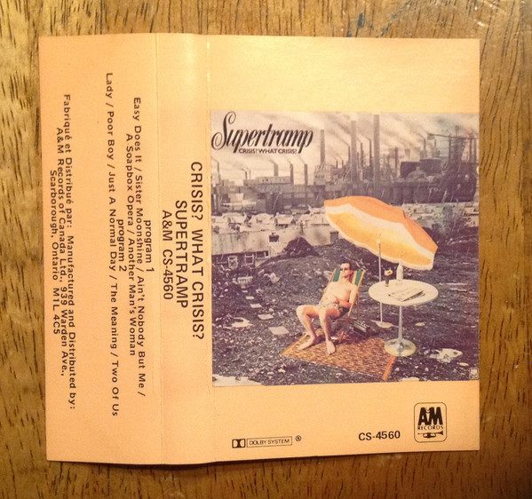 Supertramp - Crisis? What Crisis? | A&M Records (CS-4560) - 2 Supertramp - Crisis? What Crisis? | A&M Records (CS-4560) - 2