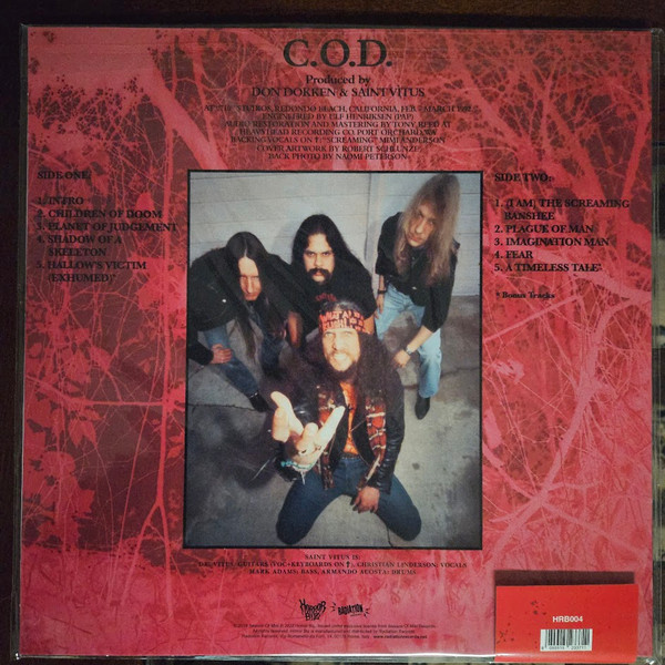 Saint Vitus - C.O.D. | Horror Biz (HRB004) - 3 Saint Vitus - C.O.D. | Horror Biz (HRB004) - 3