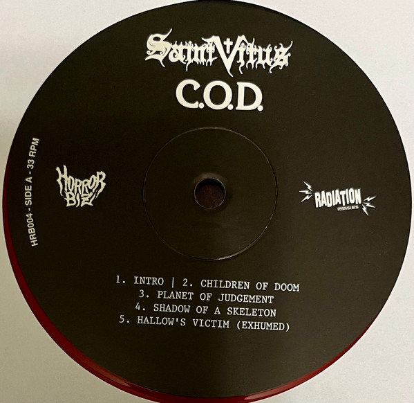 Saint Vitus - C.O.D. | Horror Biz (HRB004) - 4 Saint Vitus - C.O.D. | Horror Biz (HRB004) - 4