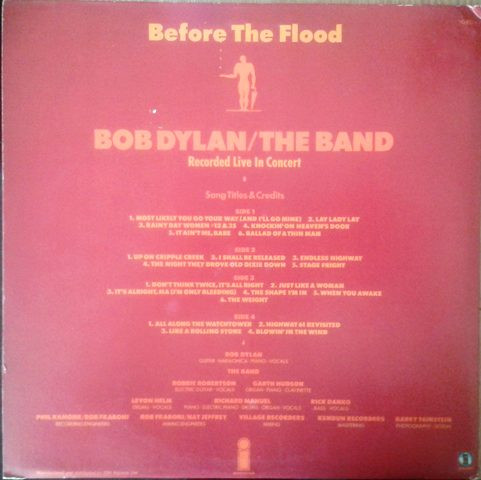 Bob Dylan / The Band - Before The Flood | Island Records (IDBD-1) - 3