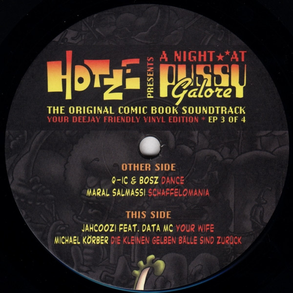 Various - Hotze Presents A Night At Pussy Galore: The Original Comic Book Soundtrack EP 3 Of 4 | Hörspielmusik (HSM 49-6) - 4 Various - Hotze Presents A Night At Pussy Galore: The Original Comic Book Soundtrack EP 3 Of 4 | Hörspielmusik (HSM 49-6) - 4
