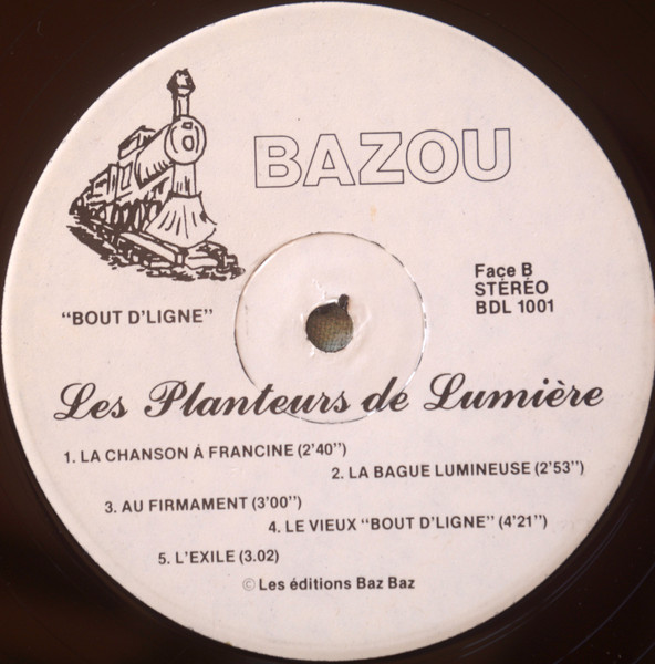 Claude Lucier - Les Planteurs de Lumière | Bout D'Ligne (BDL 1001) - 4