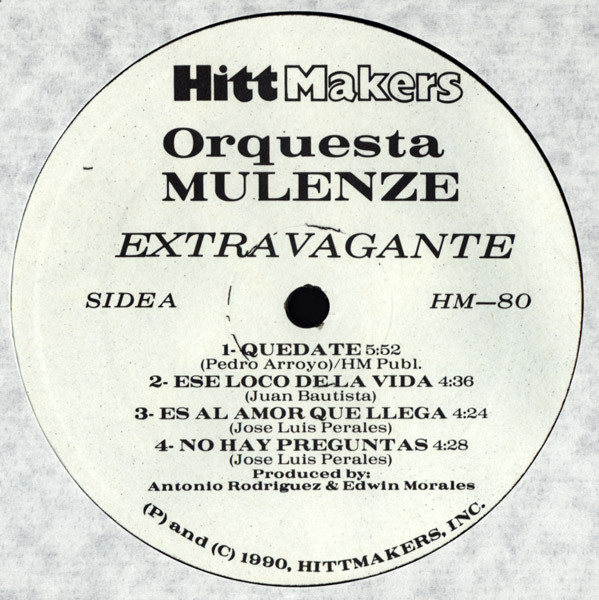 Orquesta Mulenze - Extravagante | Hitt Makers (HM‎–80) - 3