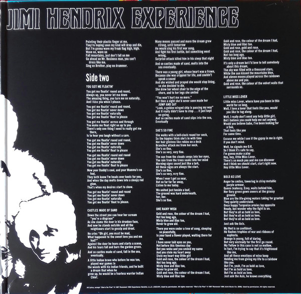 The Jimi Hendrix Experience - Axis: Bold As Love | Experience Hendrix (88765419711) - 3