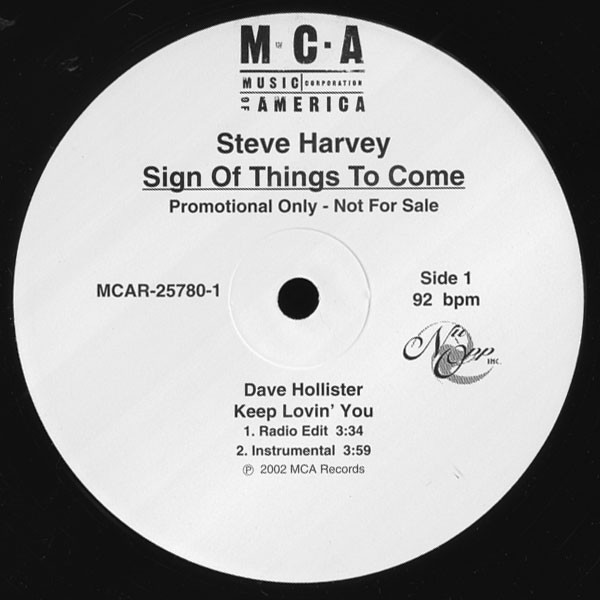 Dave Hollister - Keep Lovin' You | MCA Records (MCAR-25780-1) - 2